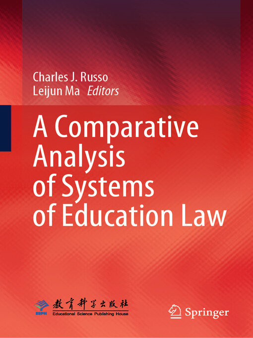 Title details for A Comparative Analysis of Systems of Education Law by Charles J. Russo - Available